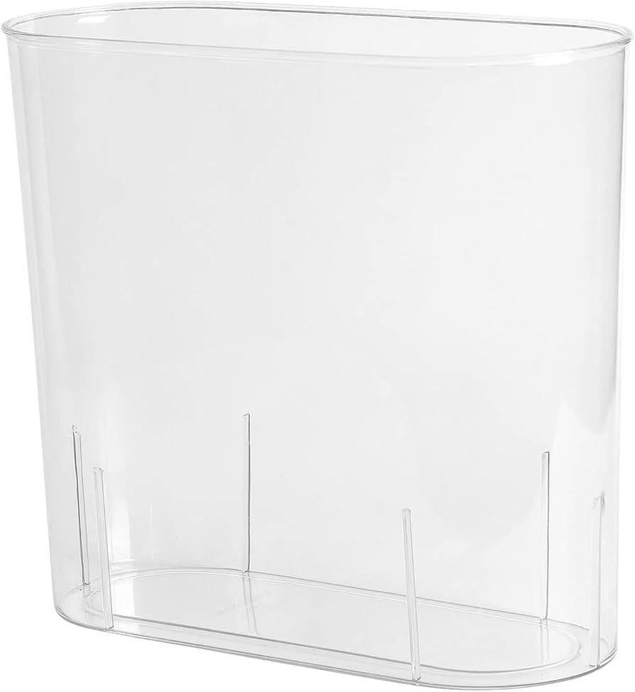 Anyoifax Small Trash Can Slim Garbage Can 3 Gallon Waste Basket, Clear | Amazon (US)