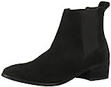 Steve Madden Women's Dover Ankle Boot, Black Suede, 10 | Amazon (US)