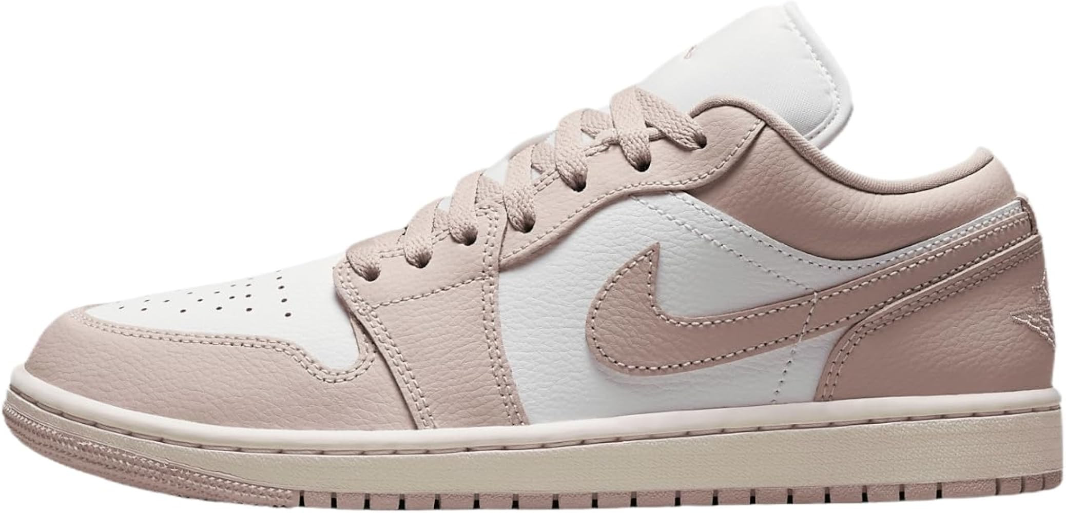Air Jordan 1 Low Women's Shoes (DC0774-162, White/Sail/Pink Oxford) | Amazon (US)