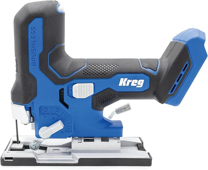 Kreg 20V Ionic Drive Barrel Grip Jigsaw - Cordless, Compact & Ergonomic - Precision Cutting - 20V... | Amazon (US)