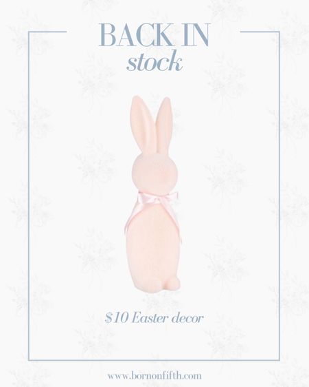 Back in stock! $10 flocked Easter bunnies. Linking similar options too in case they sell out again 

Easter decor 
Spring home finds 

#LTKhome #LTKFind #LTKunder50