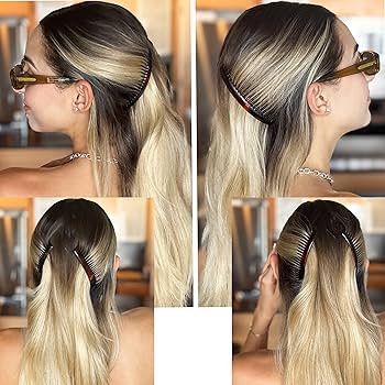 Camila Paris AD66/2 French Side Comb Large Curved Tortoiseshell Hair Combs for Women Fine Hair, 4... | Amazon (US)