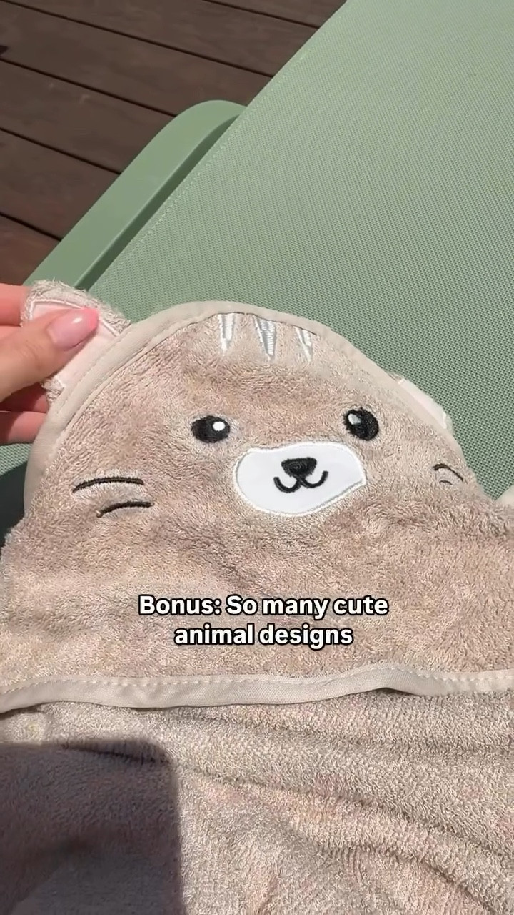 Our favorite baby towel right now is the KeaBabies Cuddle Baby Hooded Towel! ✨ Perfect for the beach, pool or bath.

It’s made from organic bamboo, so it’s incredibly soft, quick-drying, and features the cutest animal designs. I obviously chose the cat print because I’m a cat lady at heart and we’re trying to teach the baby the word ‘gato.’ 🐈

But my favorite part is that it’s actually large enough to use from newborn all the way to school-aged kids so we’ll be using these for a long time.

Up next: Getting the fox 🦊 & lion 🦁 towels!

#keababies @keababies #parentingtips #summervibes #babybeach #babyessentials #babyregistry #babylist