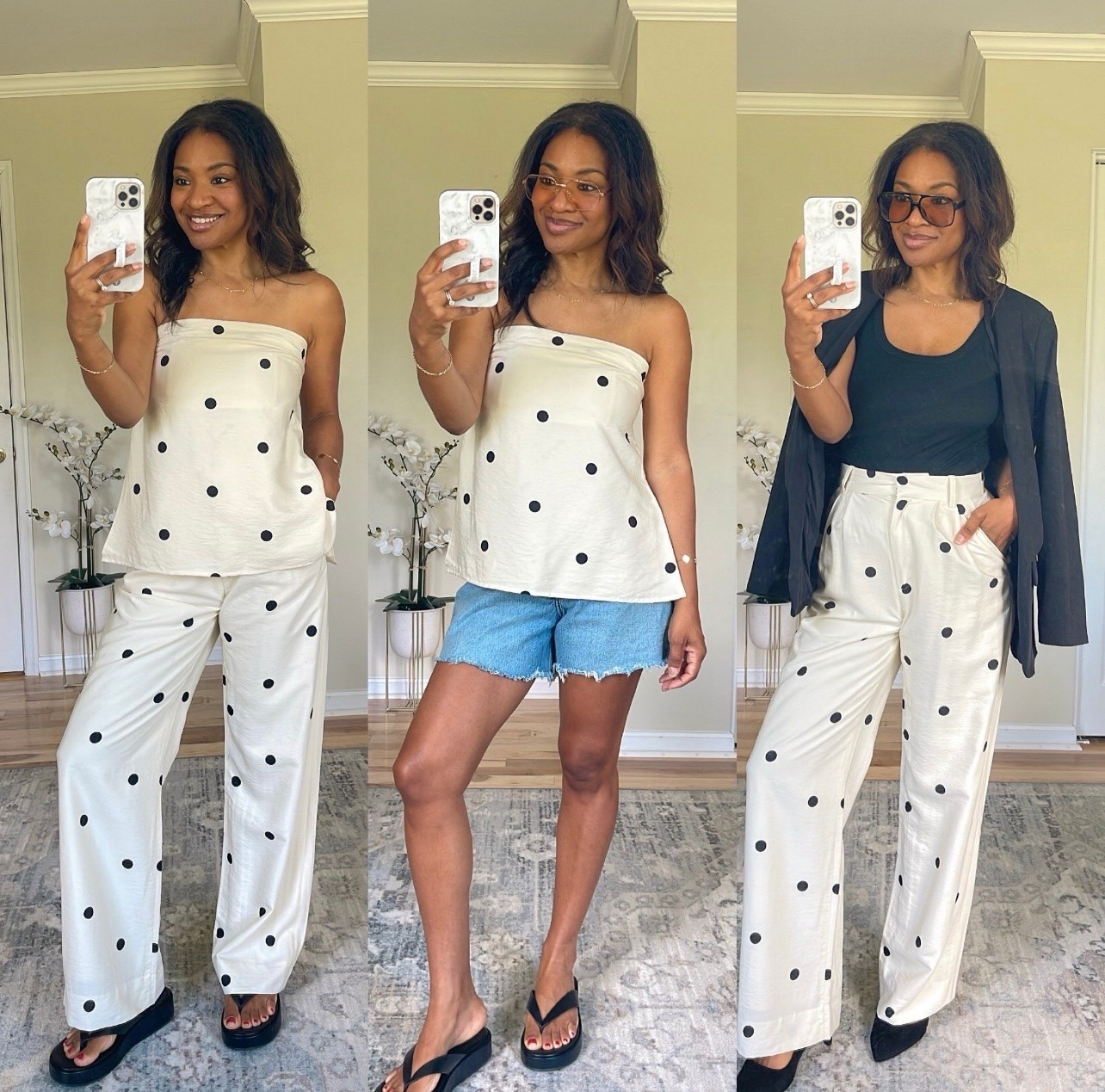 This set is sold separately but you can mix and match! I wear a size small in the top and a size 27 regular in the pants. My shorts are a size 27 regular in the curve love. Linking similar blazers 

Im wearing a small in these pieces from Abercrombie and they’re on sale today using code “AFSUMMER” for stackable 15% off! I’m also linking a similar set in case mine is no longer in stock. 

#LTKOver40 #LTKgrwm #LTKootd