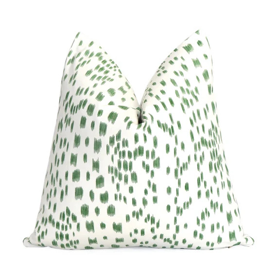 Brunschwig Fils Les Touches Green and White Decorative | Etsy | Etsy (US)