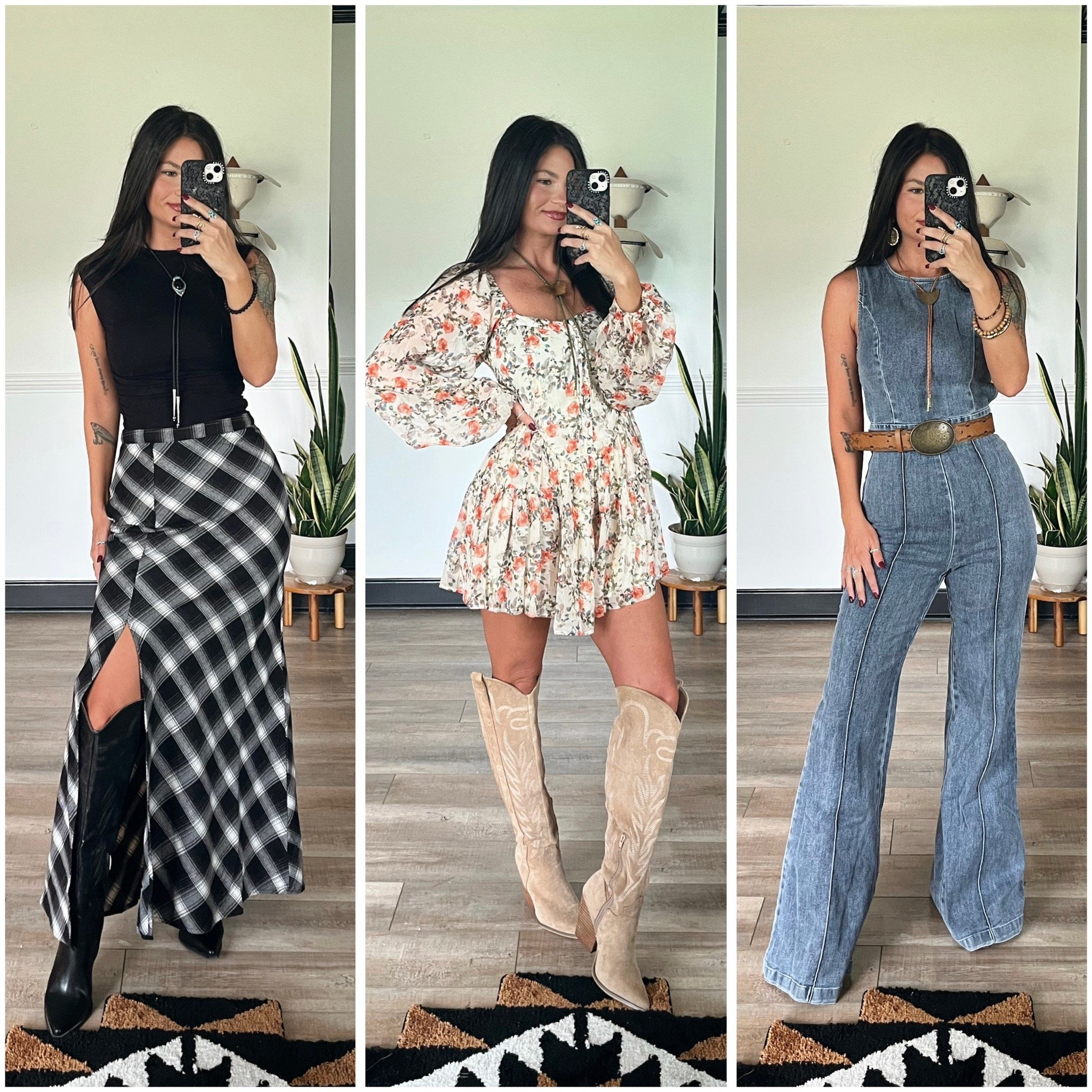 New stunning fall styles!! I can’t pick a favorite out of these 🤩 code LORILYNN40 for 40% off! Ends tonight. Use code LORIG30 for 30% off or LORILYNN35 for 35 off after! Wearing xs in all. Denim jumpsuit is on the longer side, I will need mine hemmed

#LTKgrwm #LTKootd #LTKSeasonal