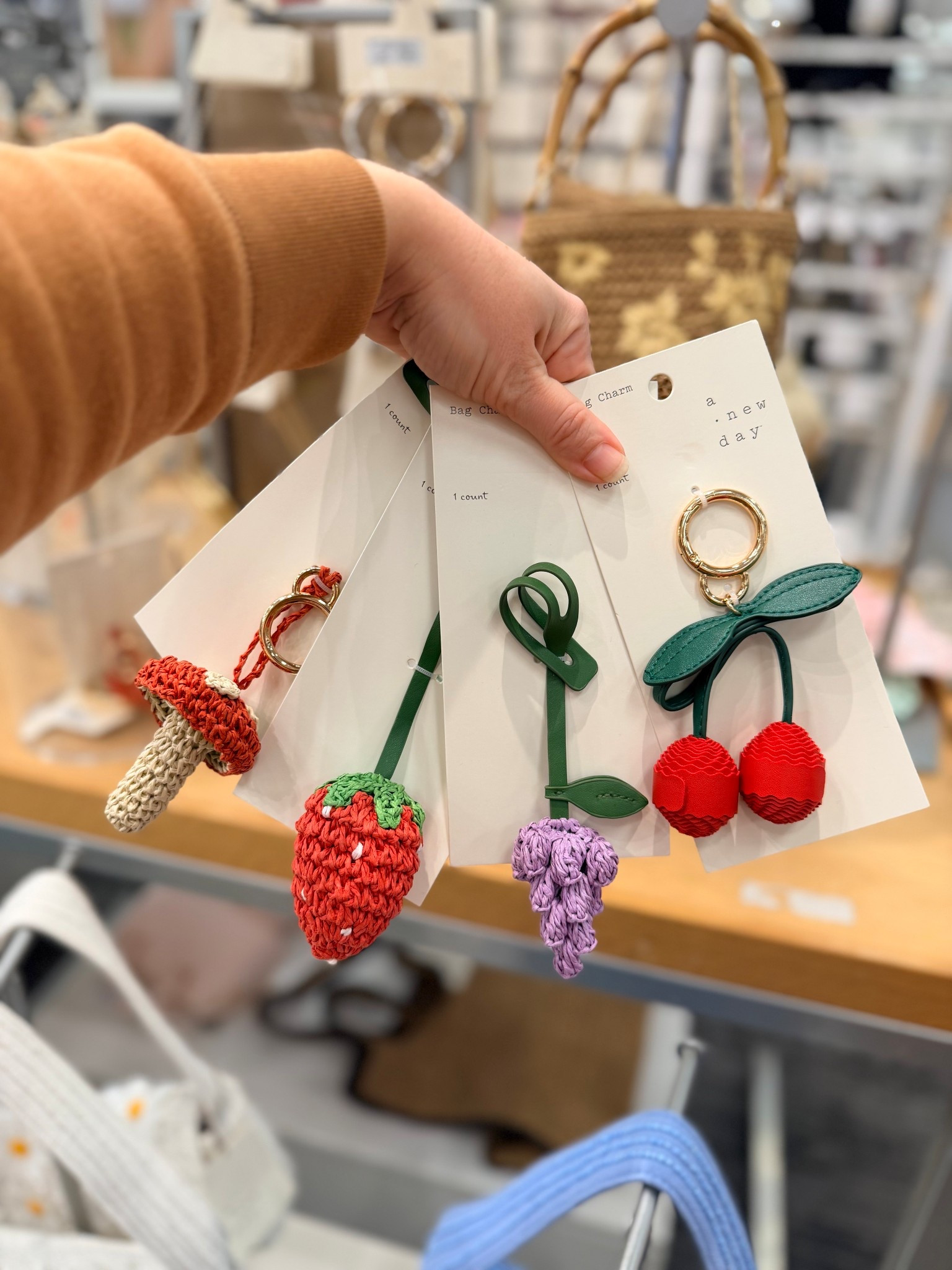 I’ll take them all 😍 these bag charms are perfect to add to your clutch, purse, and crossbody. It’s an accessory for your accessory and I need them all. Shop these and more here! 🍒 

#springfashion #purse #bagcharm #targetfinds 

#LTKSeasonal #LTKBeauty