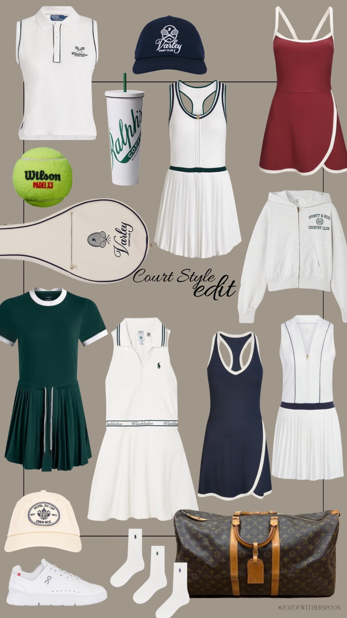 Court style edit 

Padel, tennis, Wimbledon, Ralph Lauren, Varley, sporty & rich, Wilson, on running

#LTKeurope #LTKgiftguide
