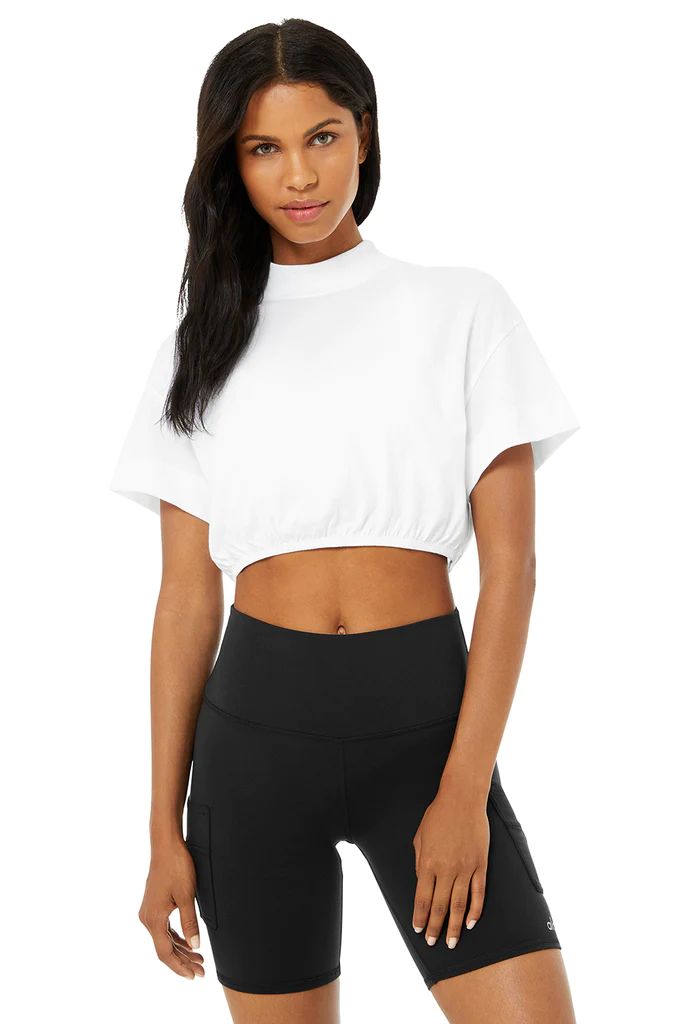 Kick It Crop Tee | Alo Yoga