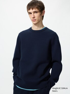 WASHABLE MILANO RIBBED CREW NECK SWEATER | UNIQLO AU | Uniqlo Australia