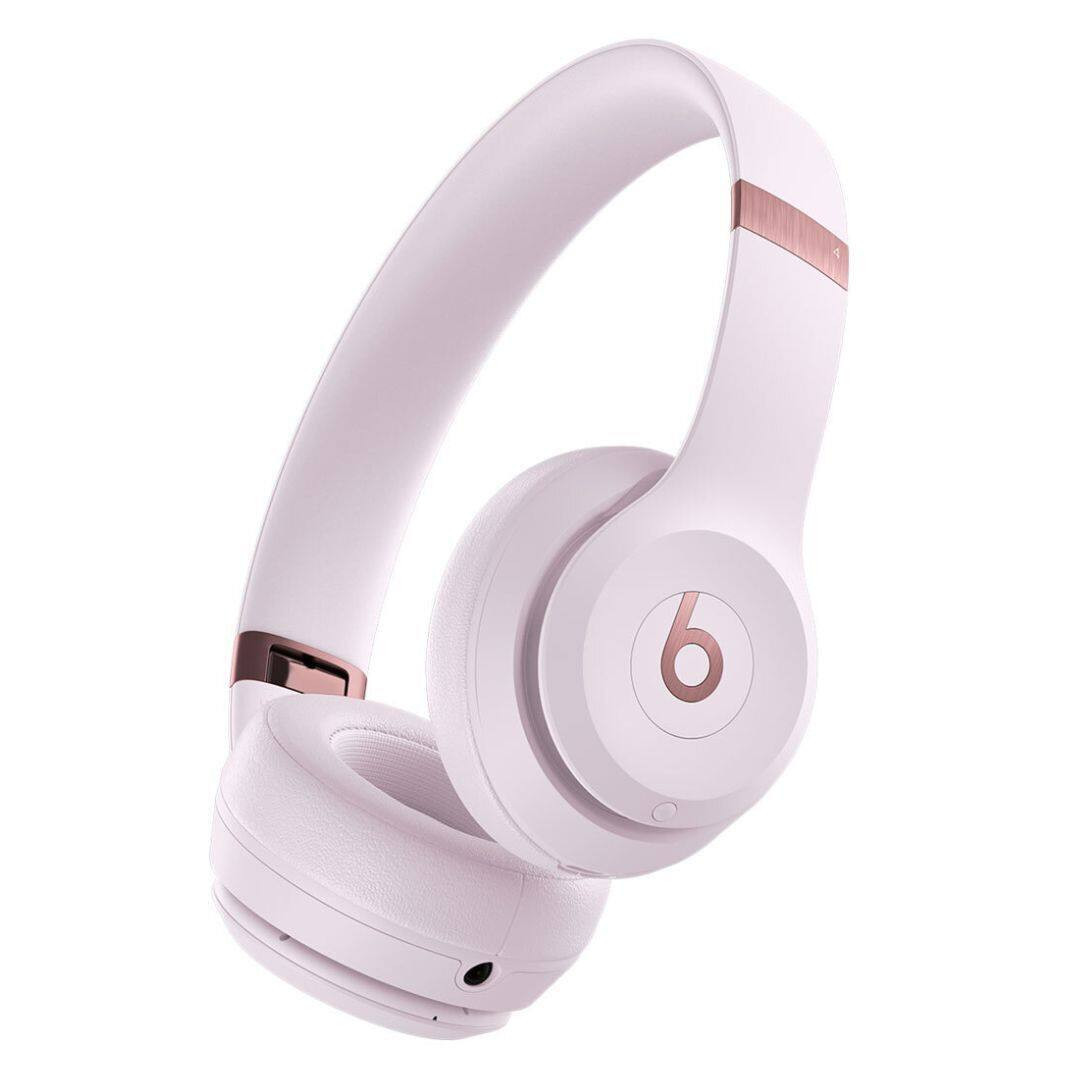 Beats - Solo 4 Bluetooth Wireless On Ear Cloud Pink Headphones with Built In DAC(Refurbished) - Black | Best Buy U.S.
