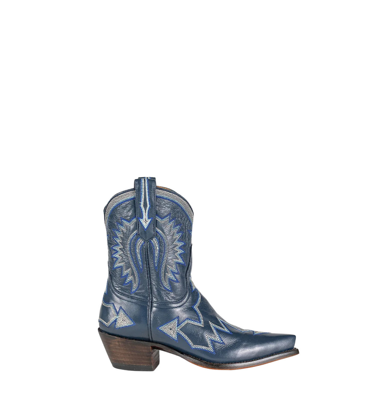 Maggie - Navy | Women’s Short Cowgirl Boot | Miron Crosby | Miron Crosby