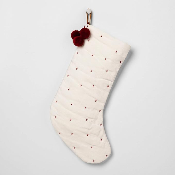 Hearth & Hand with Magnolia Holiday Stocking - Sour Cream | Amazon (US)