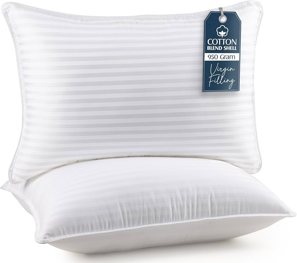 Utopia Bedding Bed Pillows for Sleeping Standard Size (White), Set of 2, Cooling Hotel Quality, f... | Amazon (US)