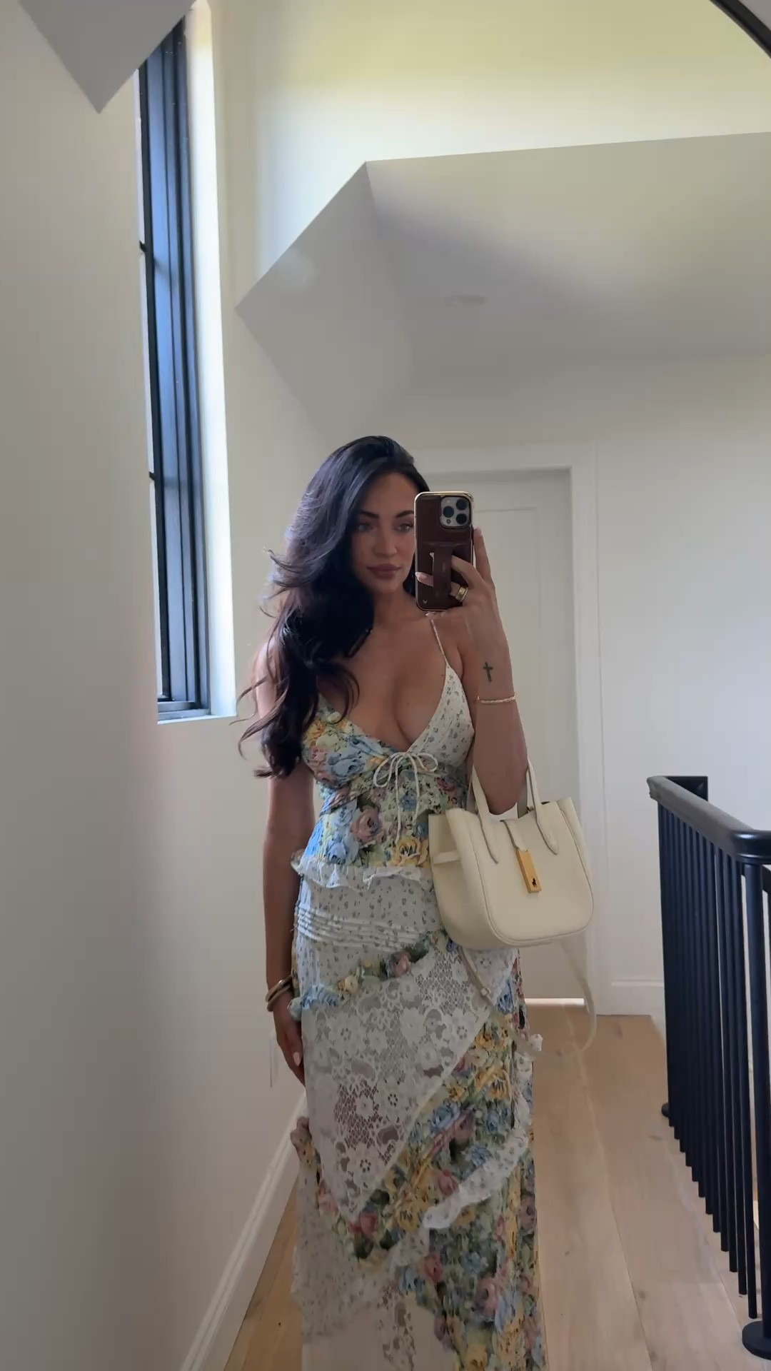 wearing a small. bag is on sale!