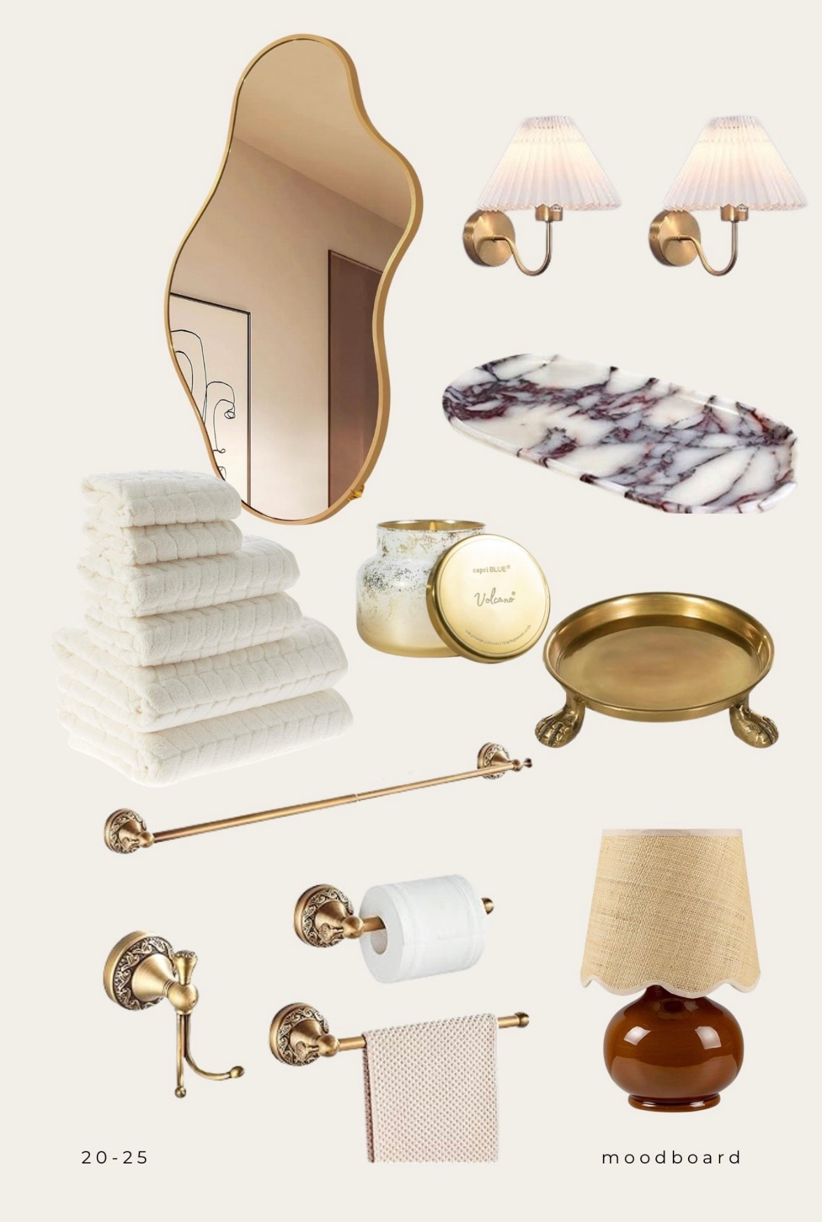 Gold and marble bathroom accents and accessories 

Amazon | CB2 | Anthropologie | Wayfair

#LTKSeasonal #LTKHome #LTKFindsUnder50