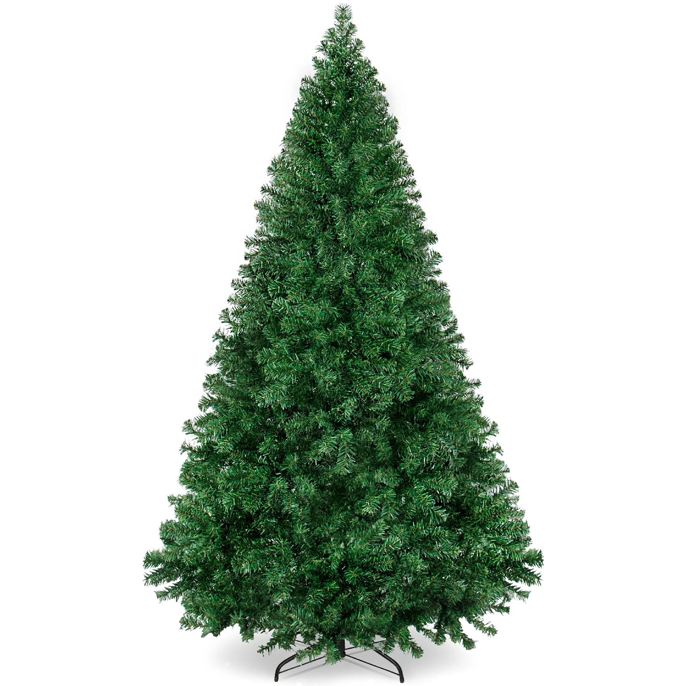 Best Choice Products Artificial Christmas Tree, 4.5ft Premium Unlit Pine Design, Dense Branches w/Easy Assembly - Green - Walmart.com | Walmart (US)