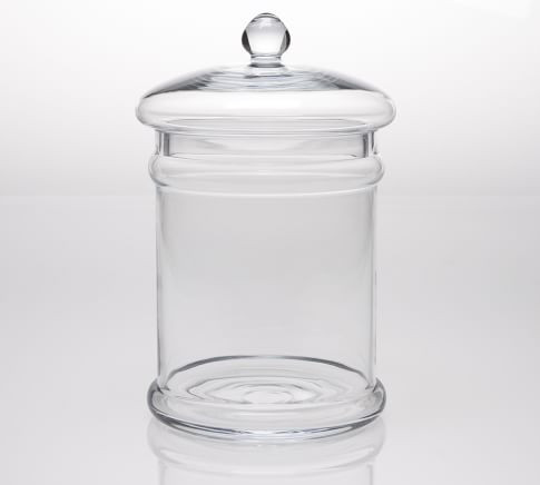 Classic Glass Bathroom Canisters | Pottery Barn (US)