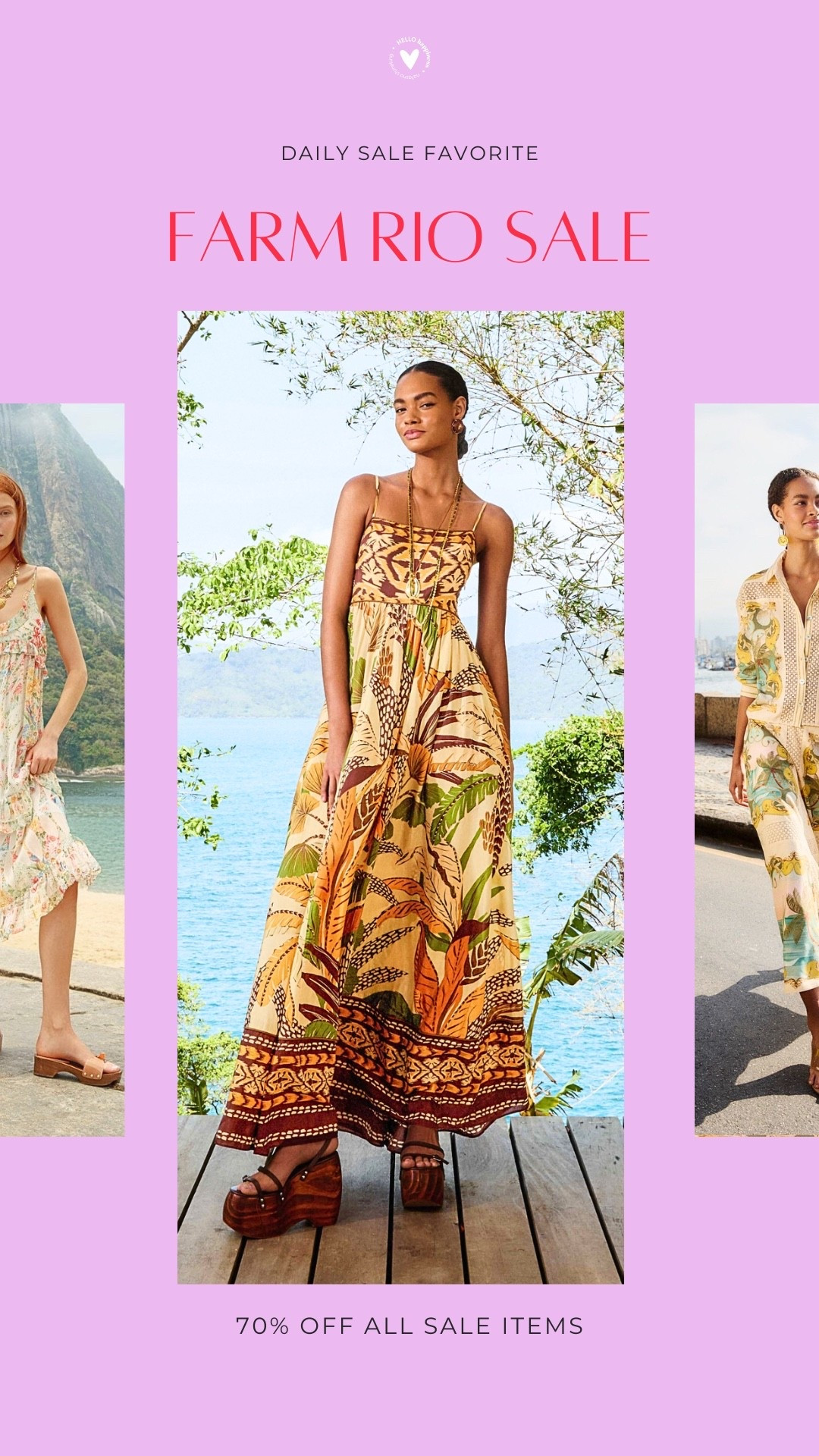 The Farm Rio sale is GOOD! Shop sale styles for 70% off — so many gorgeous prints, dresses + vacation-ready pieces. 💗🌴

#LTKSeasonal #LTKootd #LTKSaleAlert