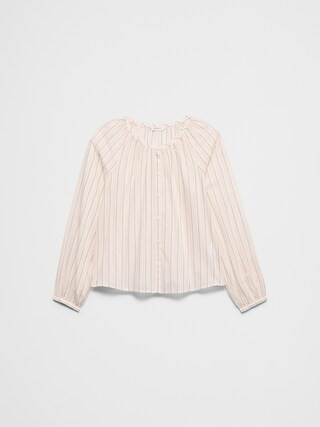 Voile Puff-Sleeve Shirt | Banana Republic Factory