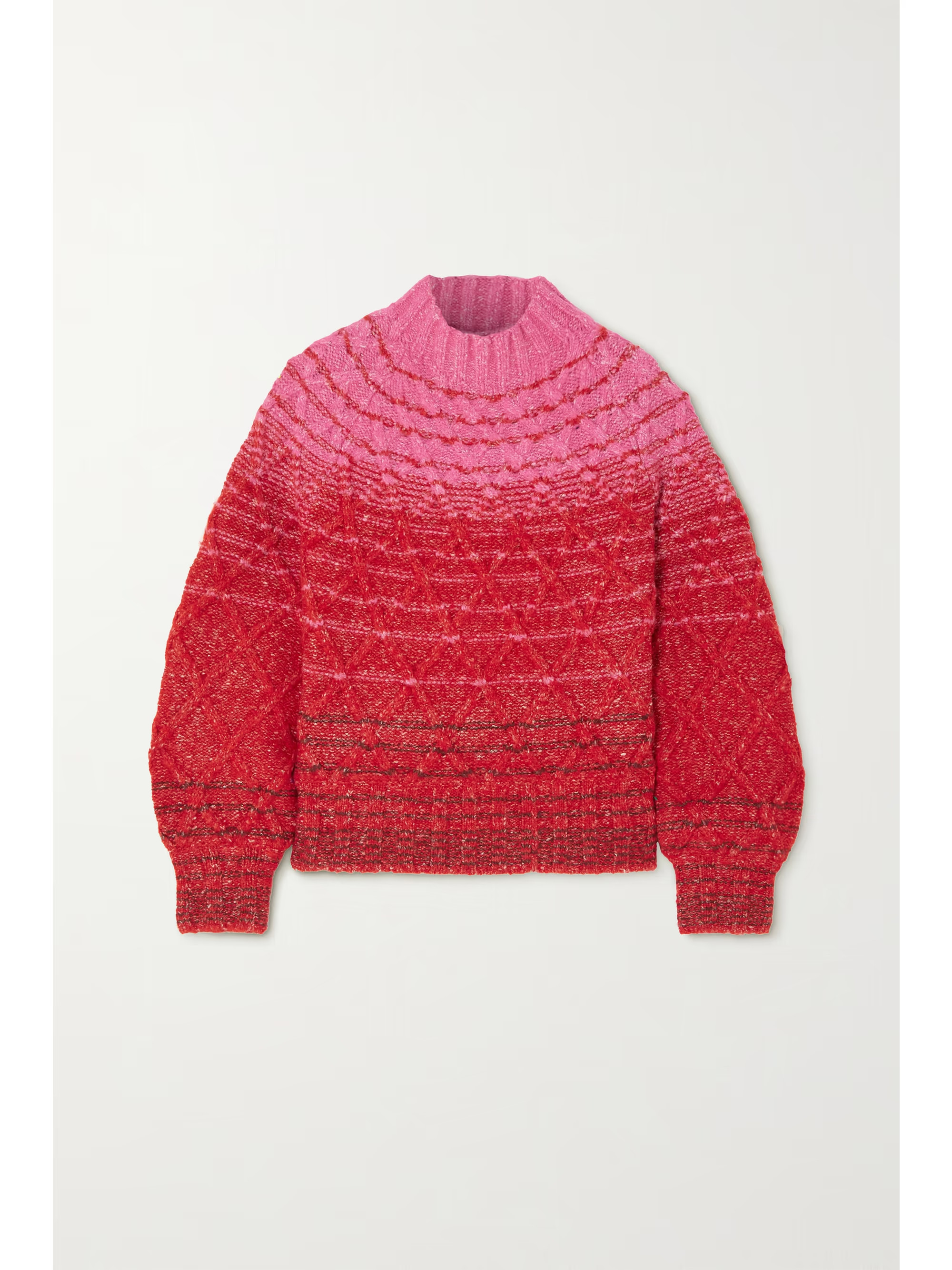 Evelyn ombré cable-knit sweater | NET-A-PORTER (US)