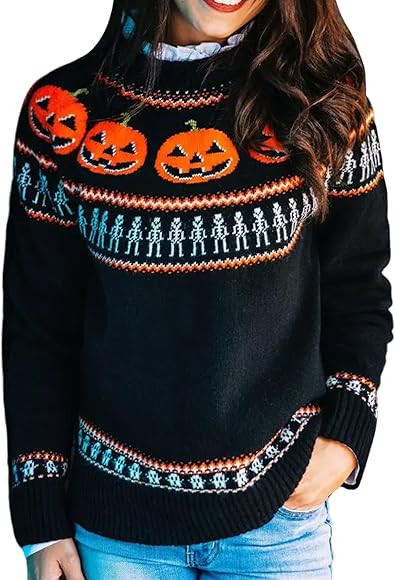 ZAFUL Women's Crew Neck Long Sleeve Pullover Crop Sweater Mock Neck Lantern Sleeve Ribbed Knit Cr... | Amazon (US)