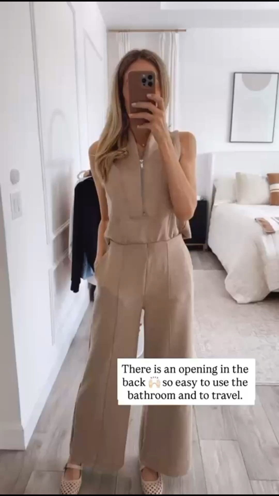 Perfect jumpsuit for traveling, running errands, lounging or even going out. It’s casual and versatile, has an opening in the back, runs true to size, I’m wearing size small tall. Use code ALINEXSPANX 

#LTKU #LTKSeasonal #LTKootd