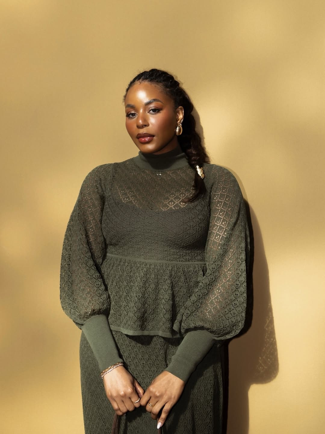 My favorite look from Paris fashion week ✨ obsessed with this green top and matching maxi skirt set. So cute and perfect for the springtime. Accessorized with platform heels and gold hair jewelry … 

For more links to date night outfits, spring outfits 2026, vacation outfits beach, easter basket stuffers, easter dress women, spring dresses, work outfits, st patricks day outfit women, business casual workwear, follow me on LTK! ✨

#LTKootd #LTKspringtrends #LTKspring