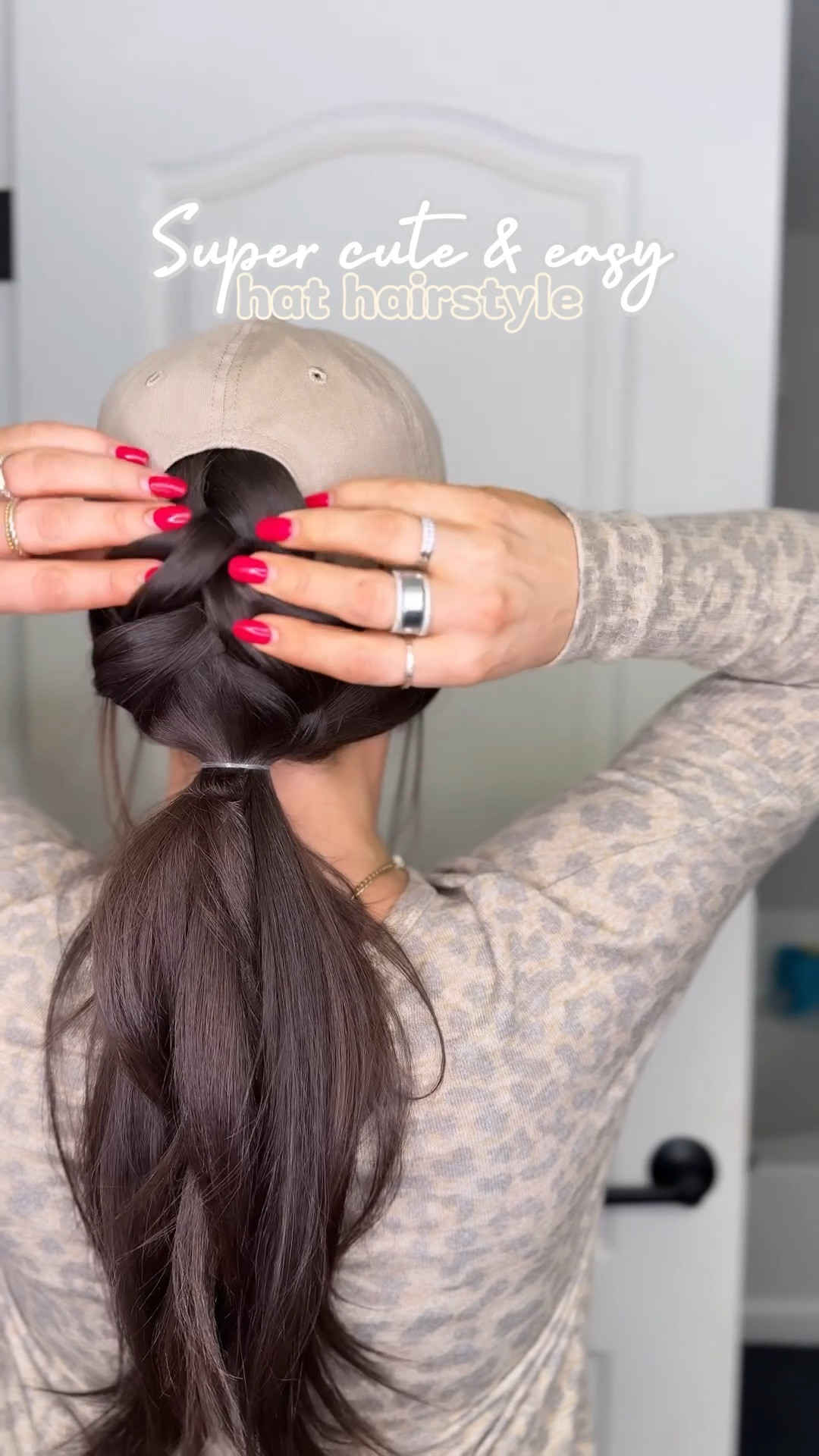 Hat hairstyle 😘 

#LTKBeauty #LTKdayinmylife #LTKgrwm