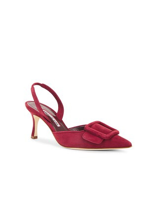 Maysli 70 Suede Pump | FWRD 