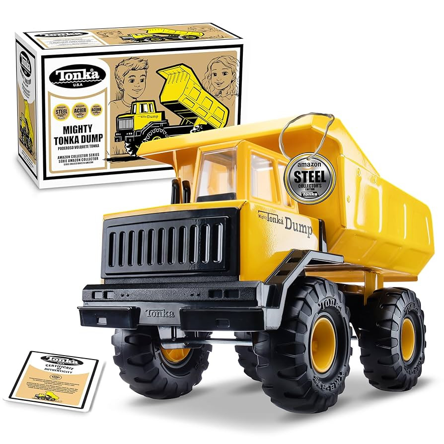 Tonka Retro Mighty Dump Truck - Collector's Edition - Made with 2X More Steel, Kids Construction ... | Amazon (US)