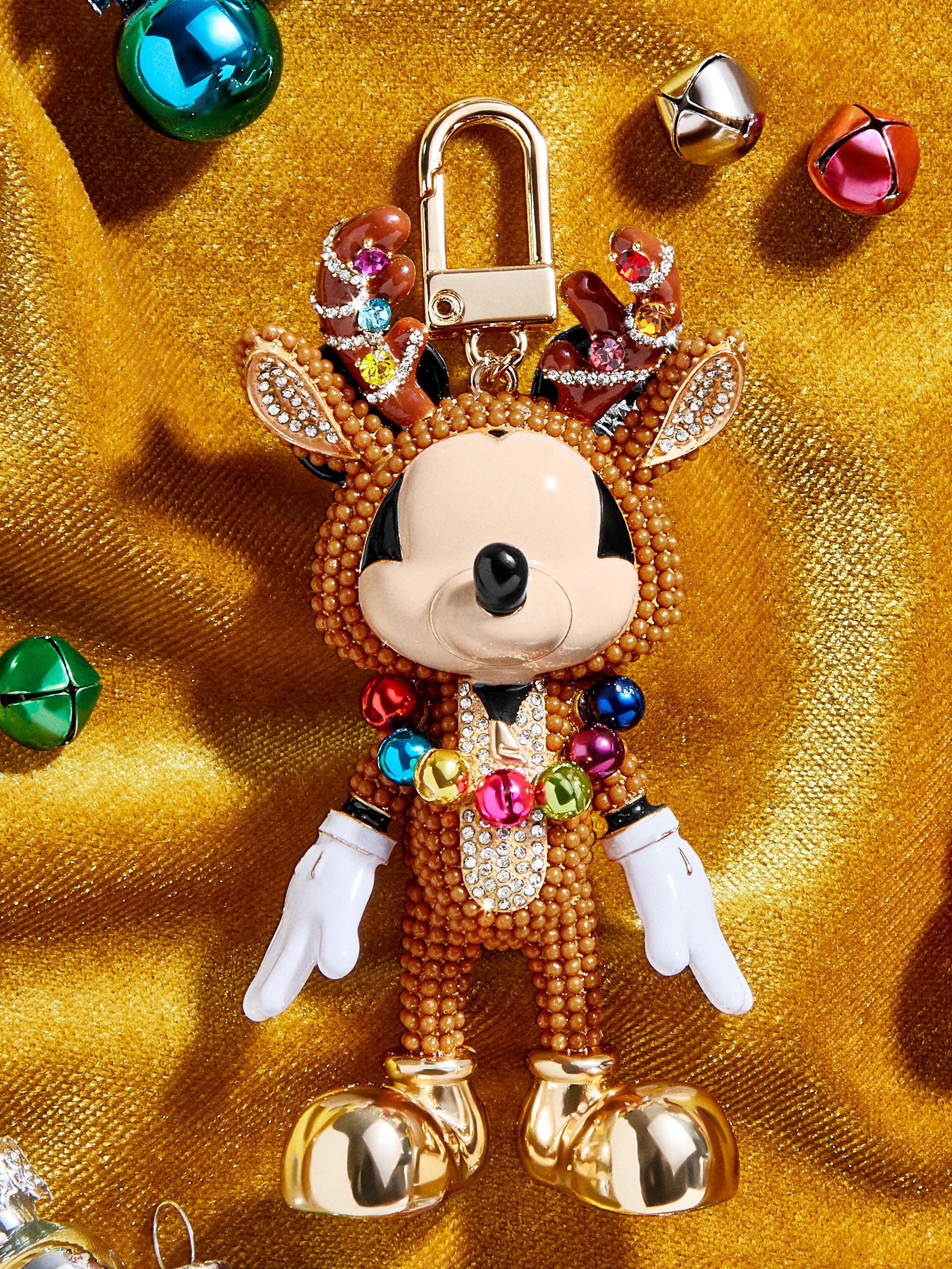 Mickey Mouse Disney Bag Charm: Reindeer | BaubleBar (US)