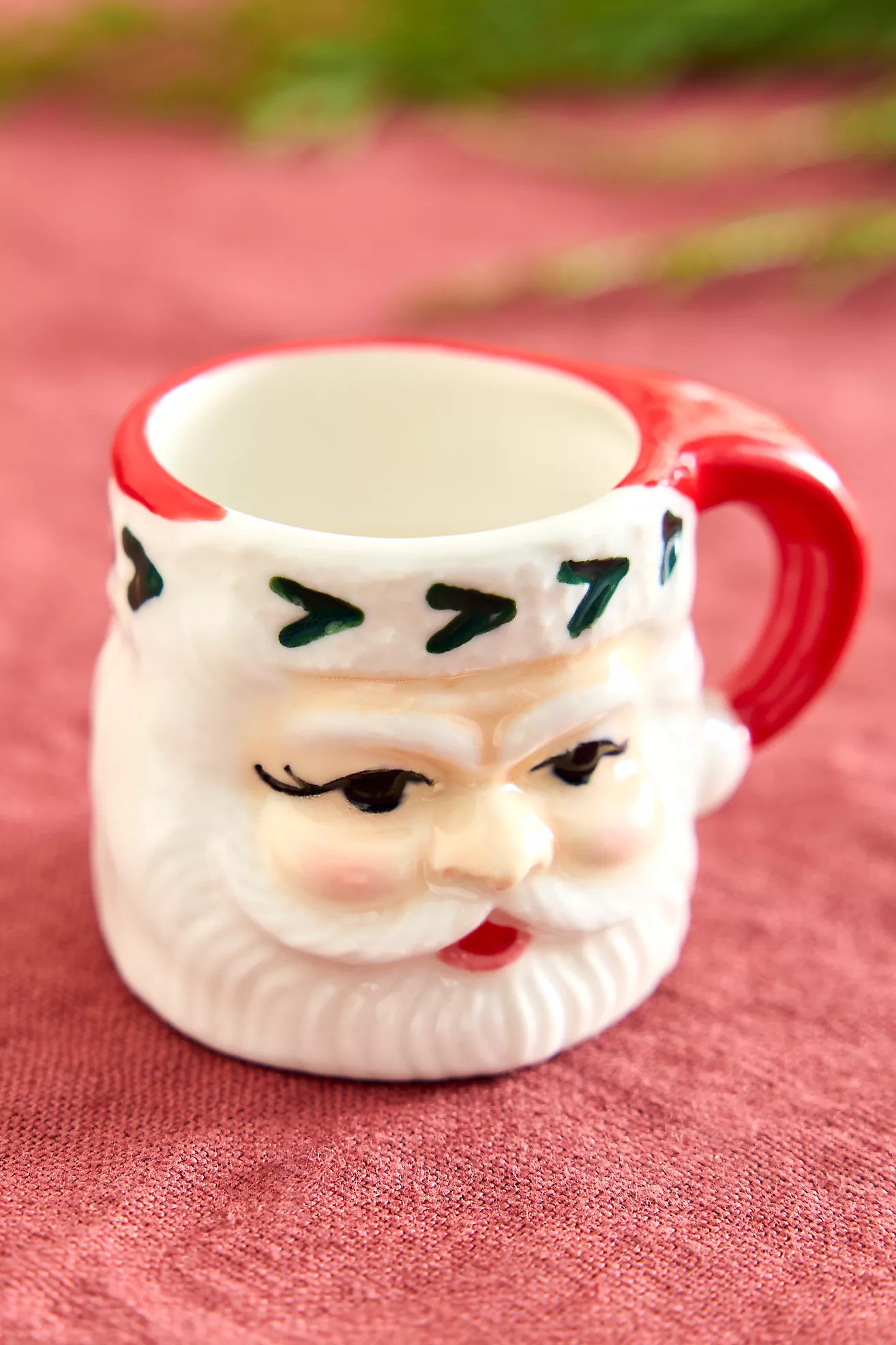 Ceramic Santa Espresso Cups, Set of 2 | Anthropologie (US)