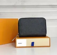 Save Big on Bulk Designer Zip Coin Purse Designer Wallets Purses Fashion Brown Flower Wallet Wome... | DHGate