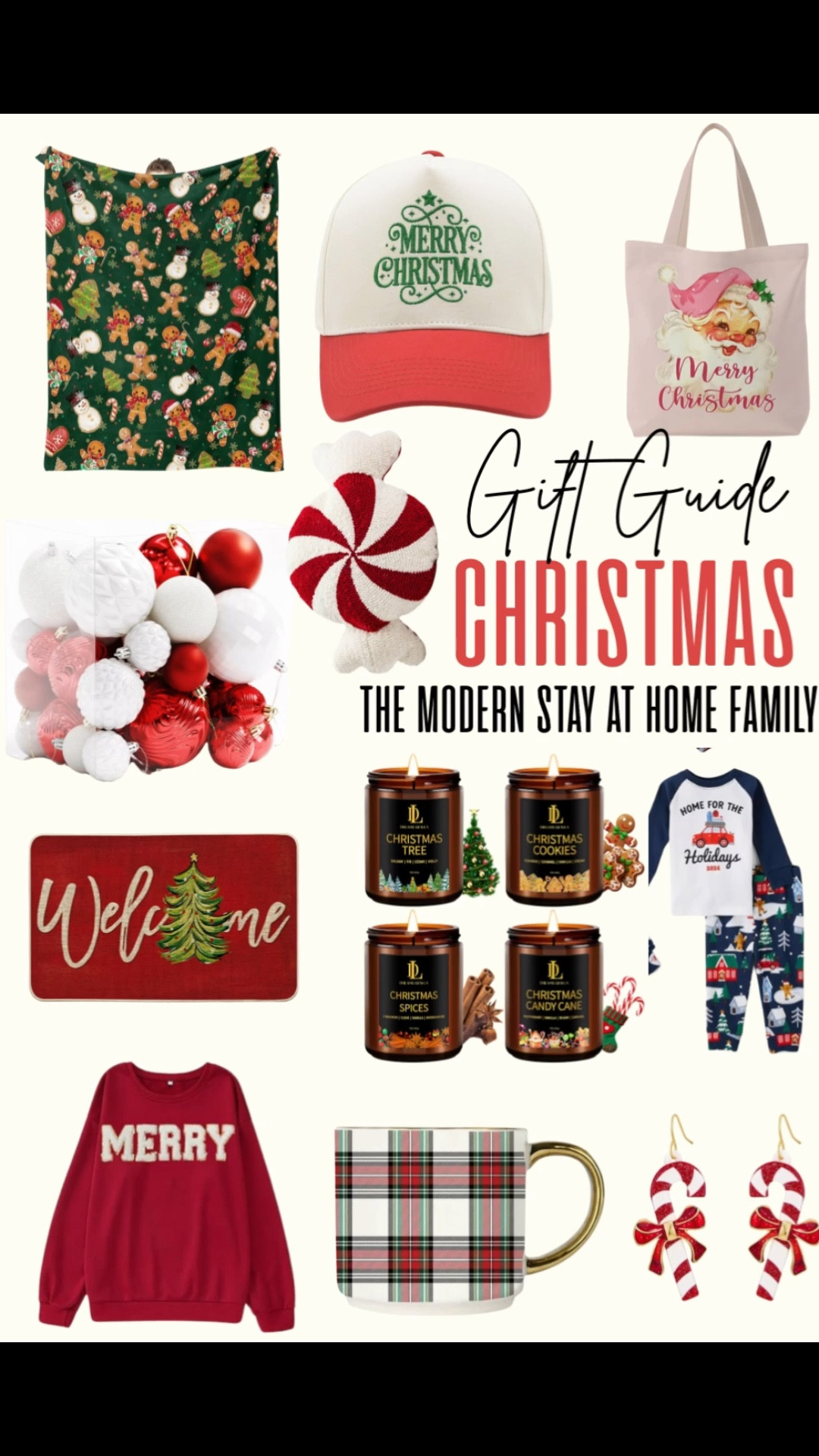 🎄✨ Christmas Gift Guide 2025 is HERE! ✨🎄
Sharing our favorite holiday gifts, Christmas home decor, and cozy Christmas essentials for the season! This curated Christmas gift guide has everything from festive blankets, Christmas sweaters, holiday mugs, and cute Christmas accessories to candles, ornaments, décor, and family holiday pajamas. Perfect for holiday gifting, Christmas shopping, budget-friendly Christmas finds, and making your home feel warm + festive. 🎅❤️

Whether you’re decorating, gifting, or treating yourself, these Christmas must-haves, cozy holiday picks, and seasonal favorites are all linked for easy shopping!

⭐️ Shop all items on my LTK – affordable, aesthetic, and family-friendly Christmas finds you’ll LOVE!

Christmas gifts, holiday gift ideas, festive home decor, Christmas pajamas, Christmas candles, Christmas ornaments, holiday mom finds, cozy Christmas gift guide, Christmas aesthetic, holiday shopping, modern stay at home family, Christmas blankets, Christmas sweaters, Christmas mug, stocking stuffers, budget Christmas gifts, holiday home makeover

#LTKHoliday #LTKGiftGuide #LTKCyberWeek