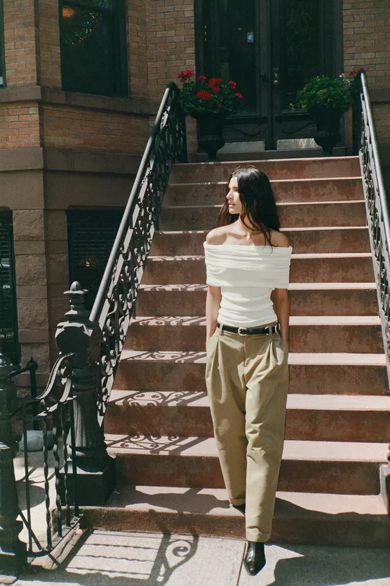 PLEATED CARGO PANTS | Zara US