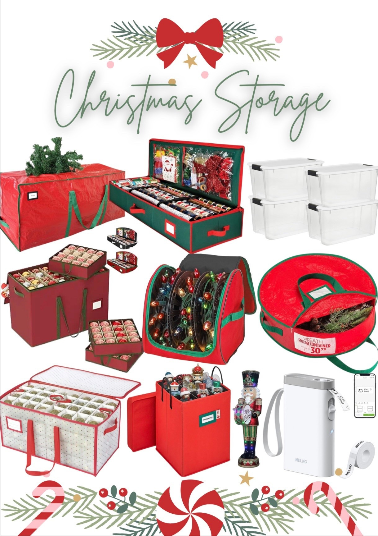 Christmas storage 

#LTKHoliday #LTKFindsUnder50 #LTKHome