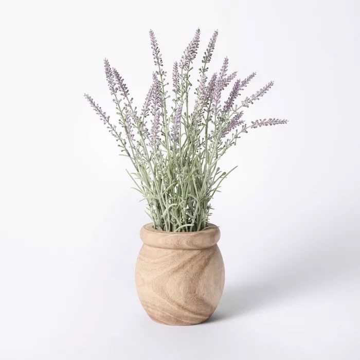15" x 8" Artificial Lavender Plant in Pot - Threshold™ designed with Studio McGee | Target