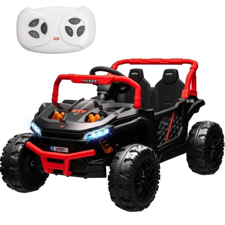 12V Ride on UTV Cars for Kids, Battery Powered Ride on Toys with Remote Control, Bluetooth, MP3 P... | Walmart (US)