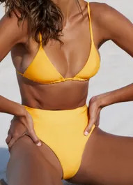 Yellow String Bralette | Ark Swimwear