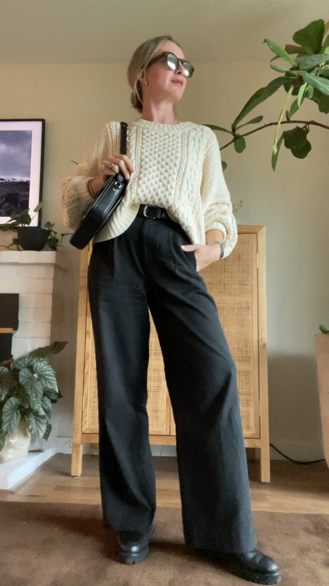 Winter work appropriate outfit, just add a coat! Can’t wait to wear this sweater in the spring as well. 🤍

#LTKsalealert #LTKstyletip #LTKSeasonal