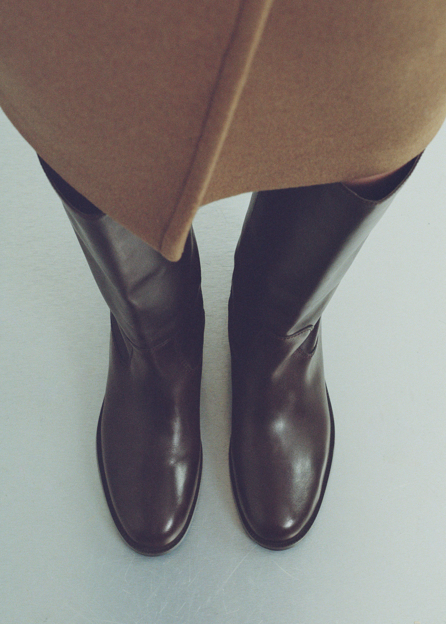 Leather high boots - Women | MANGO United Kingdom | MANGO (UK)