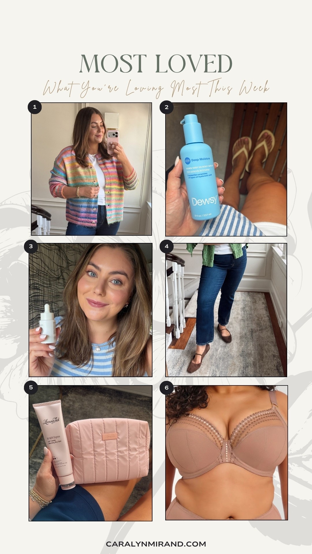 What you’re loving most from last week! Wearing size XL in cardigan, 16Plus in jeans (use CARALYN15 at Good American), wearing shade dark in sunless tanner

#LTKSeasonal #LTKBeauty #LTKPlusSize