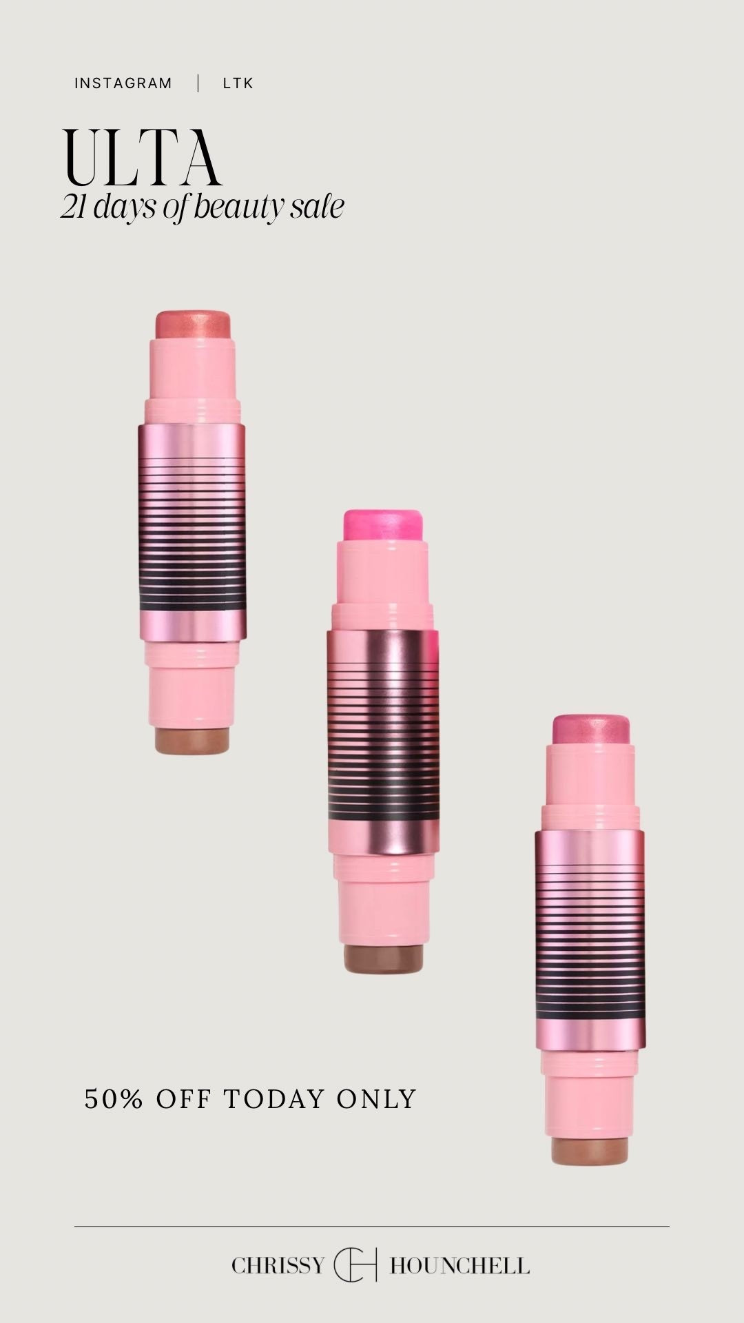 Dibs GlowTour Duo Blush + Contour Sticks on sale 50% off today only with Ulta 21 Days Of Beauty Sale! 🫶🏼

#Ulta #UltaBeauty #DibsBeauty #UltaSale

#LTKgrwm #LTKSaleAlert #LTKBeauty