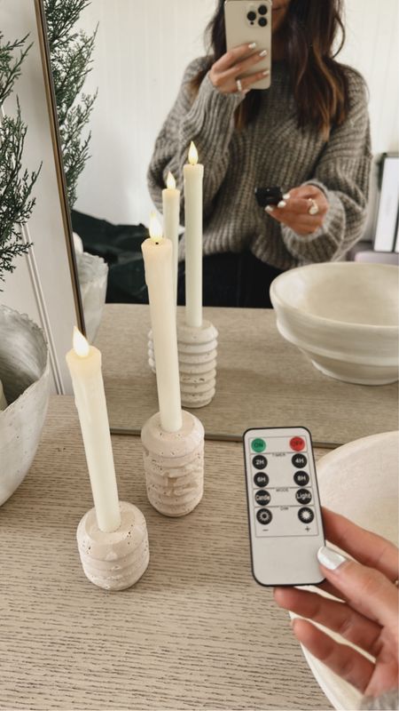 I love these remote control operated candles! Home decor, amazon find #StylinbyAylin 

#LTKstyletip #LTKunder100 #LTKhome