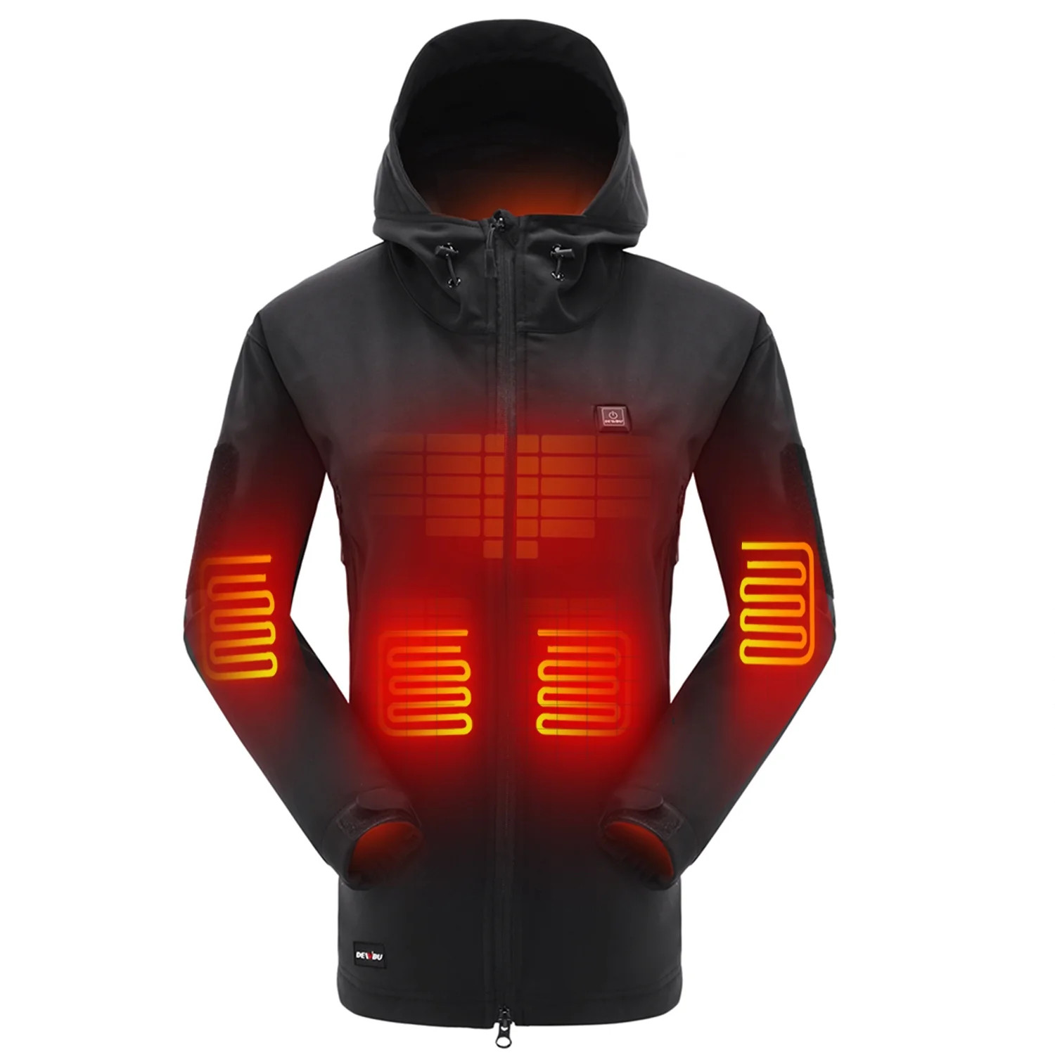 DEWBU Heated Jacket for Women, Soft Shell Heated Coat with 12V Battery Pack, Waterproof Heating J... | Walmart (US)