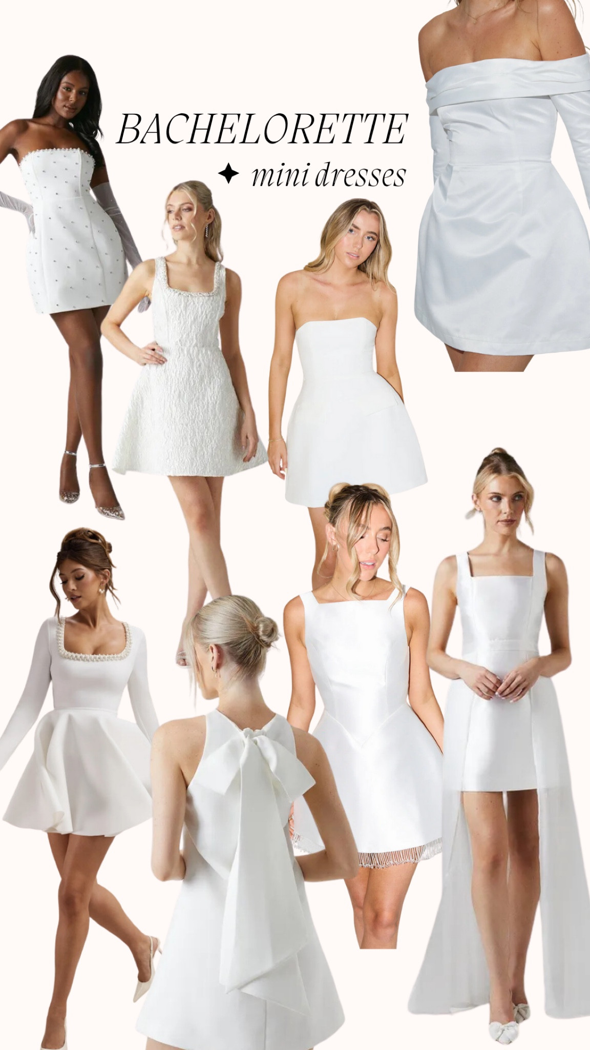 Bachelorette / hen / bridal party mini dresses 

#LTKpartywear #LTKwedding #LTKuk