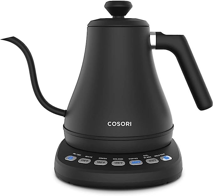 COSORI CO108-NK Electric Gooseneck 5 Variable Presets Pour Over Kettle & Coffee Kettle, 100% Stai... | Amazon (US)