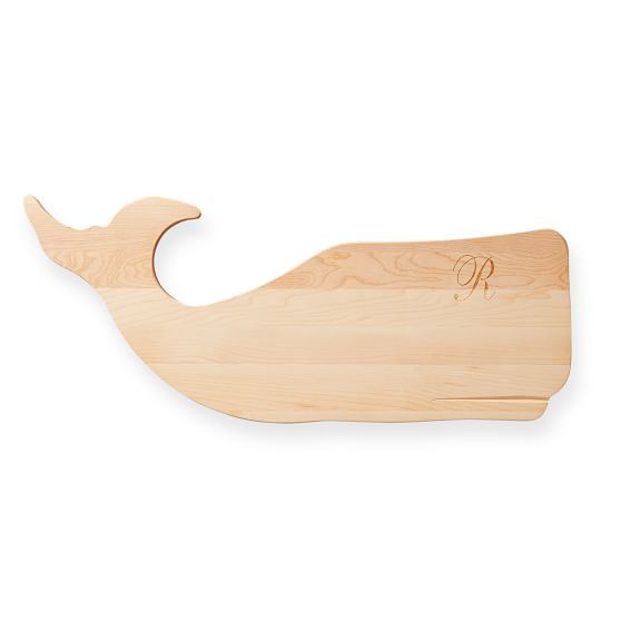 Silhouette Cutting Board, Whale, Maple | Mark and Graham