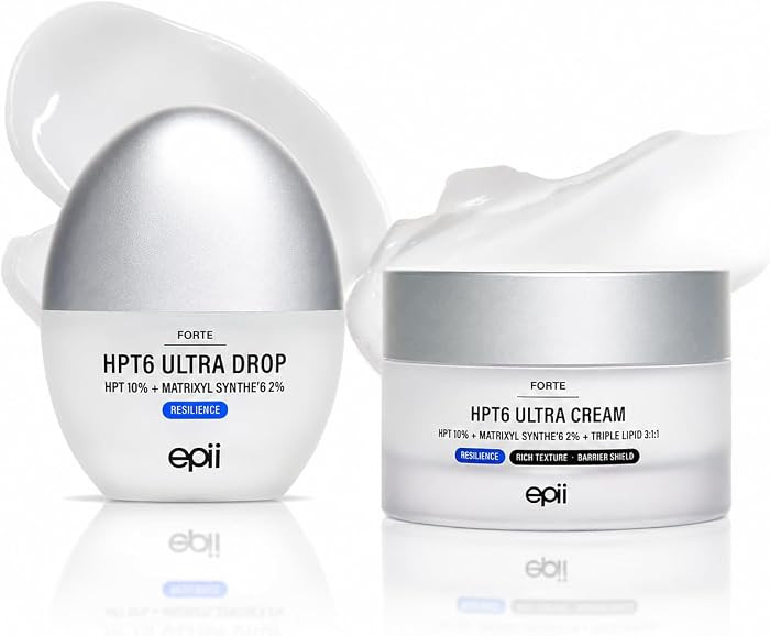 HPT6 10% Ultra Cream & Serum Set - Anti Aging Skincare Set with HPT Complex 10% & Matrixyl Synthe'6 2% - Firming Face Moisturizer + Peptide Face Serum for Wrinkles, Elasticity & Hydration | Amazon (US)